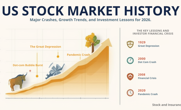  US Stock Market History: Major Crashes, Growth Trends, and Investment Lessons for 2026