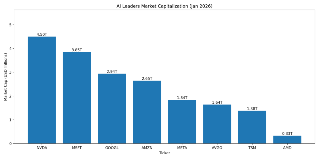 Best AI Stocks to Watch in 2026 2 AI Leaders market capitalization