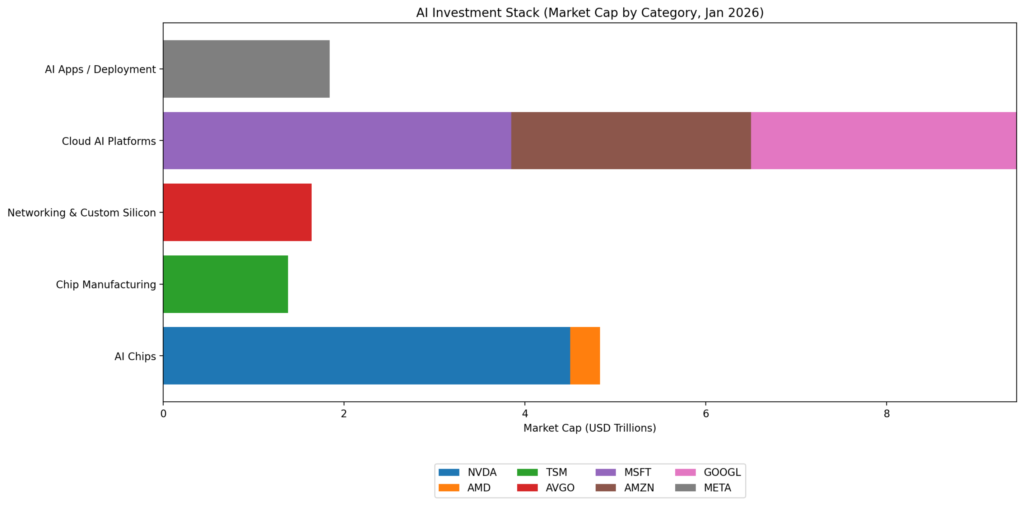 Best AI Stocks to Watch in 2026 1 AI Investment market cap by category. Best AI Stocks to Watch in 2026